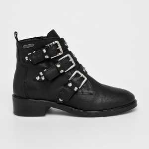 Pepe Jeans Magasszárú cipő Devon Straps női fekete