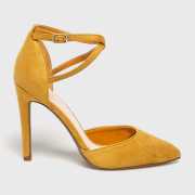 Answear Tűsarkú cipő Ideal Shoes női sárga